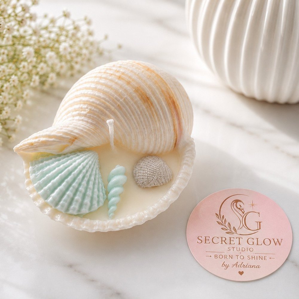 Snail Shell Candle