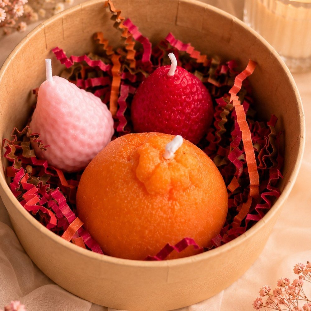 Mini Fruit Candle Trio